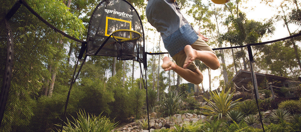 Panier de basket Springfree : le combo parfait entre fun, sécurité et coordination