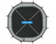 Load image into Gallery viewer, Large Square Trampoline S113 - Best Seller Springfree Trampoline