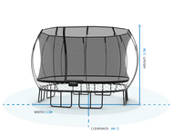 Load image into Gallery viewer, Large Square Trampoline S113 - Best Seller Springfree Trampoline