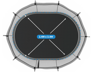 Charger l'image dans la visionneuse de galerie, Medium Oval Trampoline O77 Springfree Trampoline