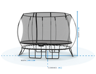 Charger l'image dans la visionneuse de galerie, Medium Oval Trampoline O77 Springfree Trampoline