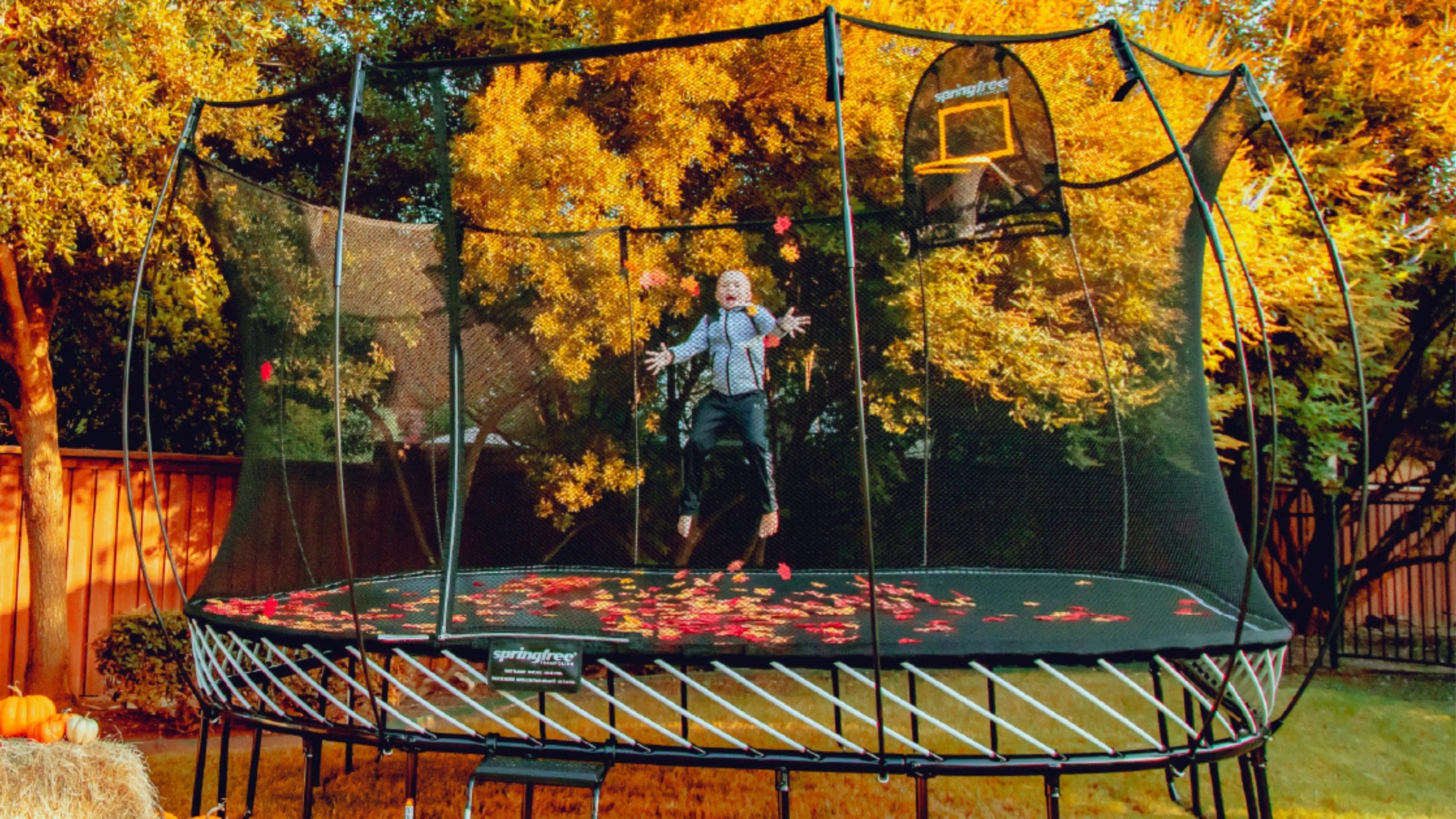 Trampoline de jardin