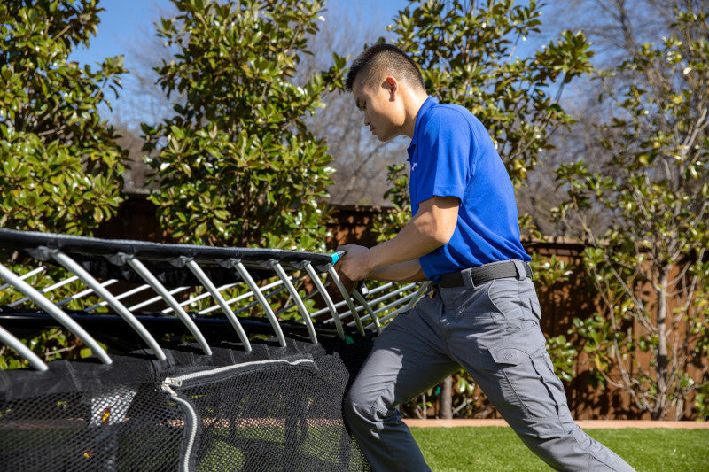 Installation de votre trampoline Springfree : le confort haut de gamme pour les parents exigeants
