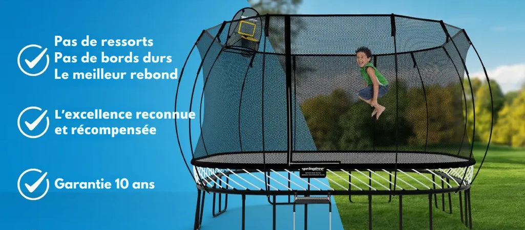 Pourquoi Springfree est le trampoline incontournable pour votre famille en Belgique