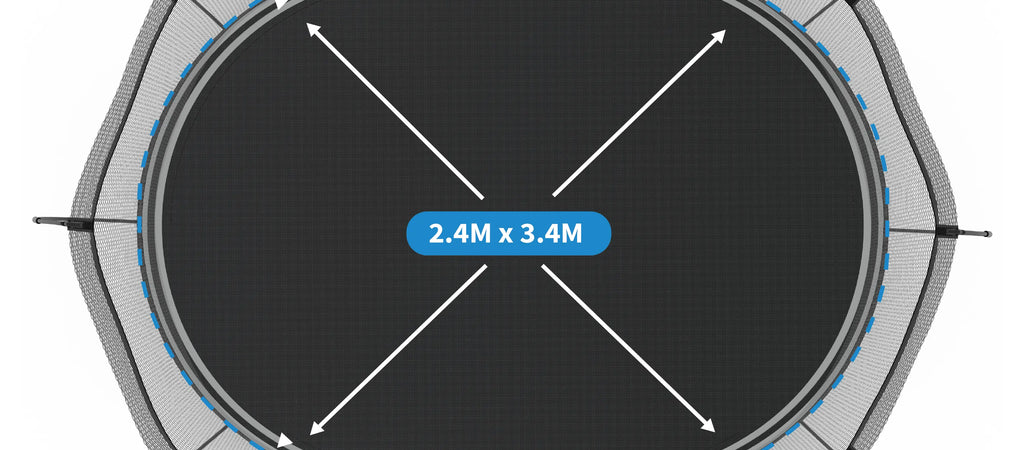 Pourquoi choisir un trampoline ovale ?