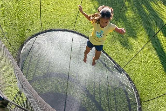 Trampoline rectangulaire