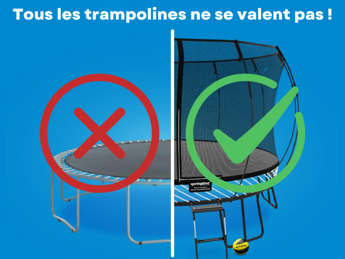 Tous les trampolines ne se valent pas