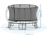 Load image into Gallery viewer, Jumbo Round Trampoline R132
