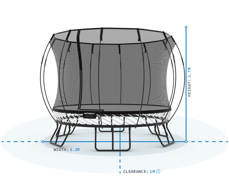 Medium Round Trampoline R79 Springfree Trampoline